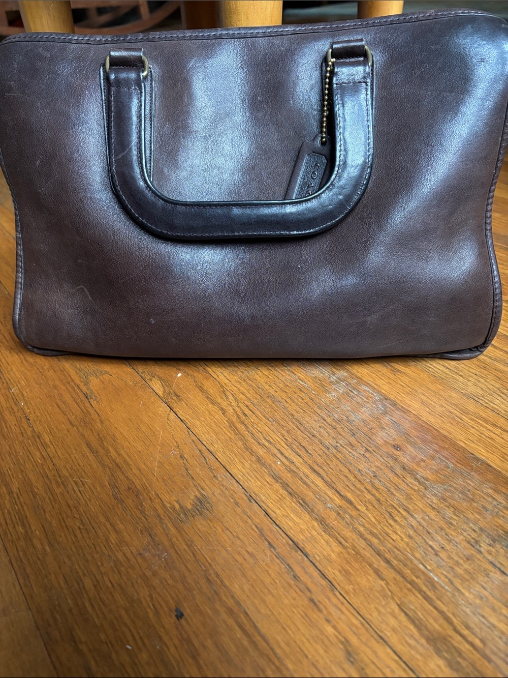 Coach classic 1970s Bonnie Cashin leather vintage satchel. Made in New York City
